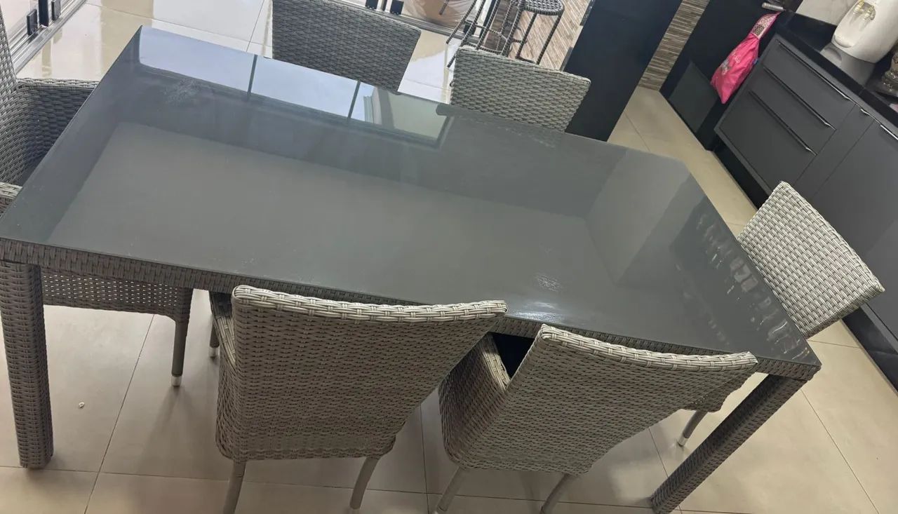 Mesa de vidro 