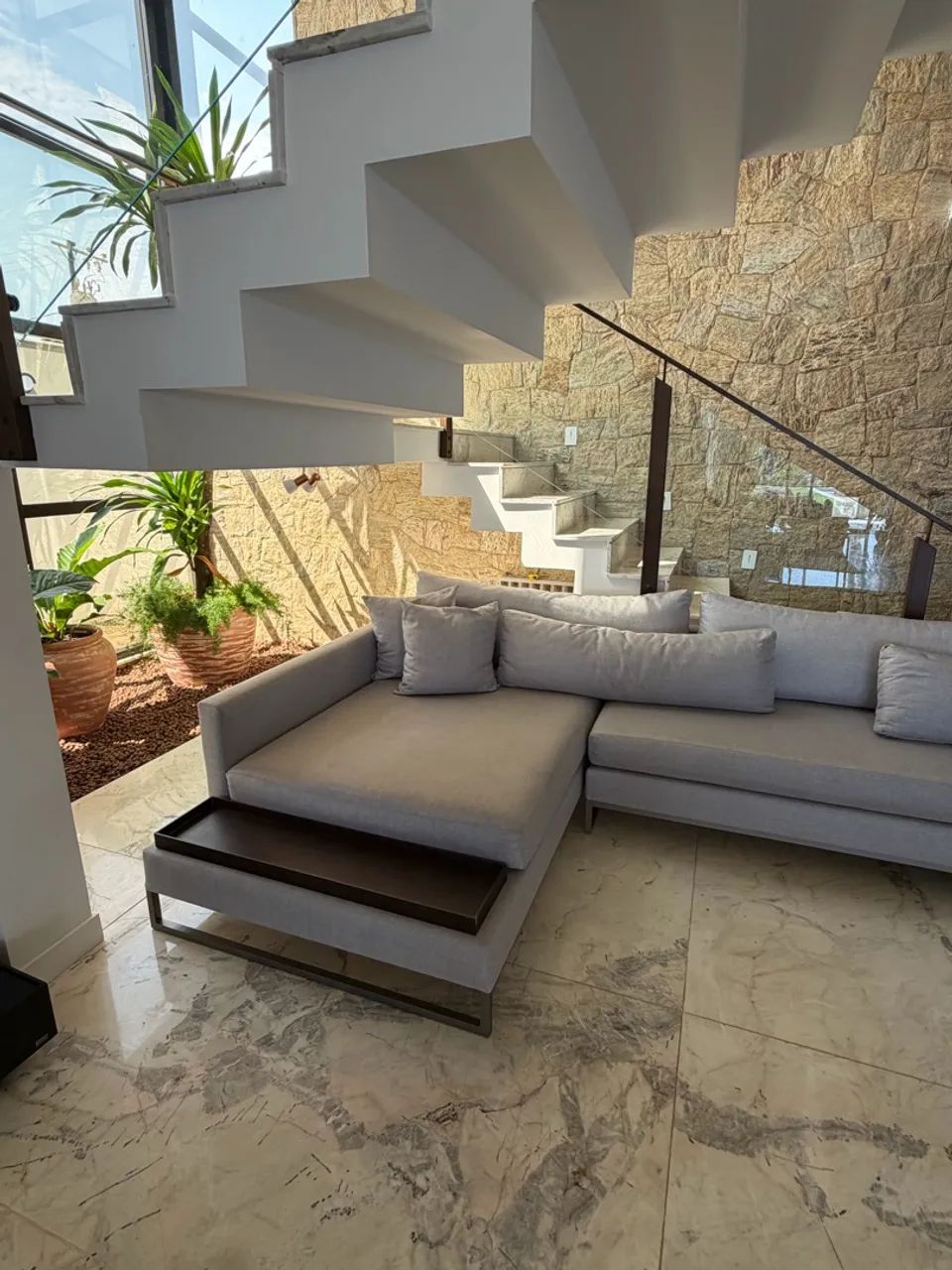 Sofá com chaise FRANCCINO 2,40m modelo LAGO - Foto 2