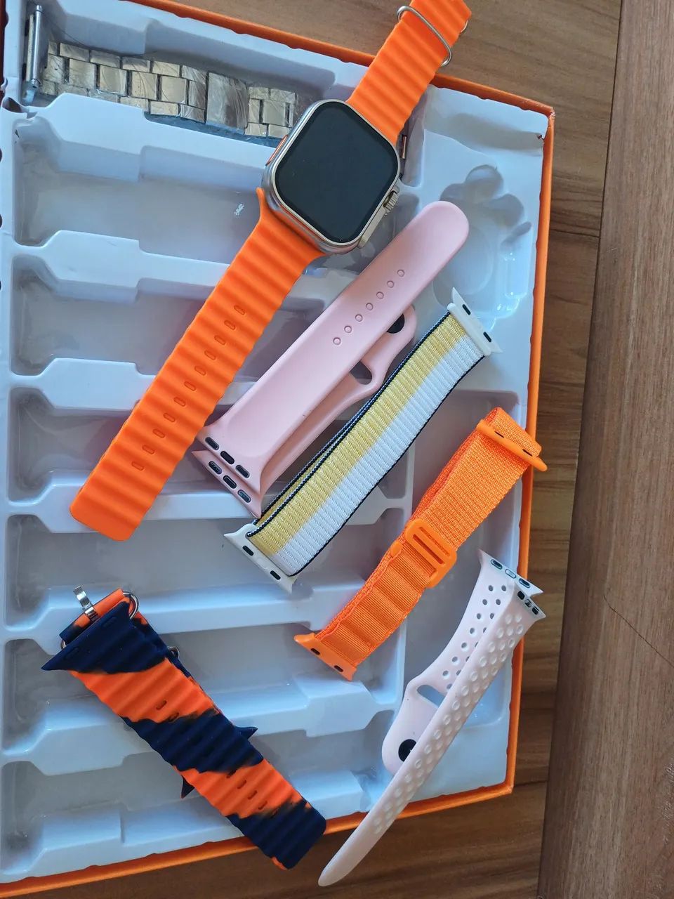 Smartwatch ultra com 7 pulseiras  - Foto 5