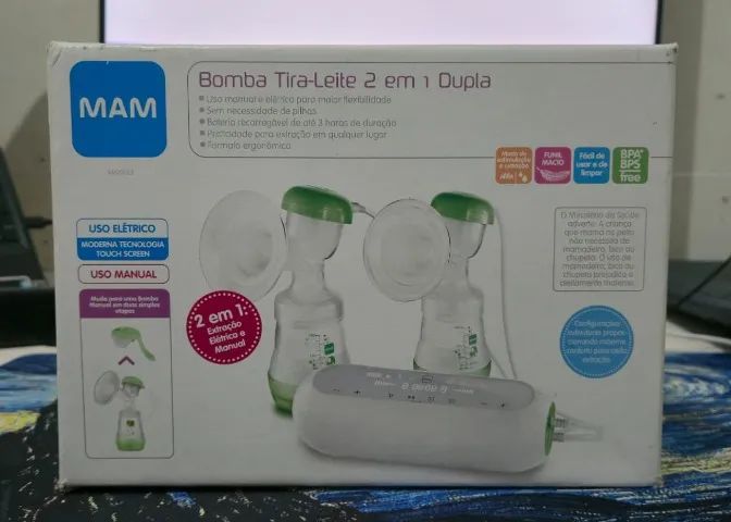 Bomba tira-leite 2 em 1 MAM