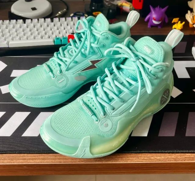 Tênis Li-Ning Way of Wade 10 Mid Mint tamanho 39 novo - Calçados