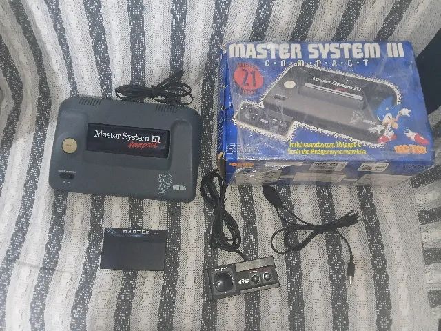 Master System 3 + Everdrive com varios jogos
