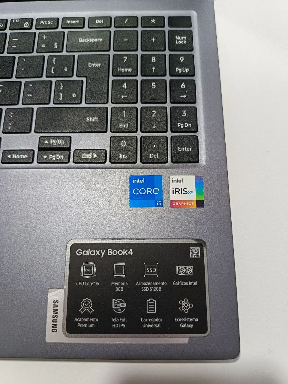 Notebook Galaxy Book 4 Core i5 13th 512gb SSD  - Foto 4
