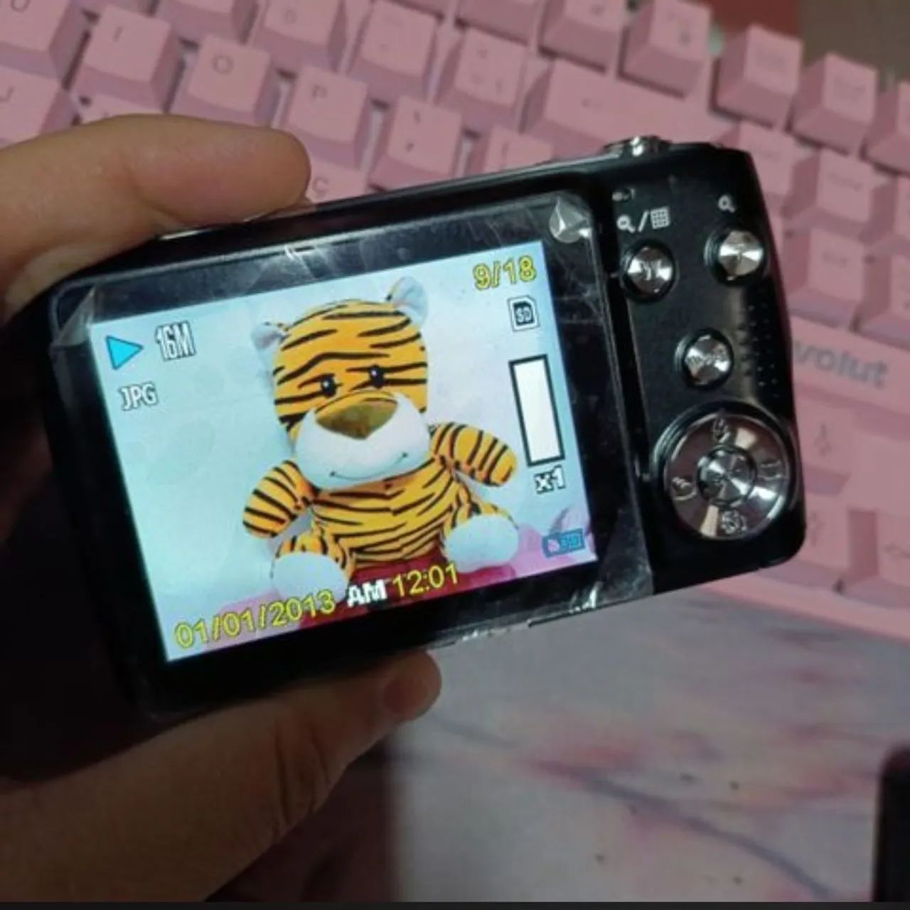 câmera digital polaroid 16 mp(atenção leia a descrição)cx4 - Foto 4