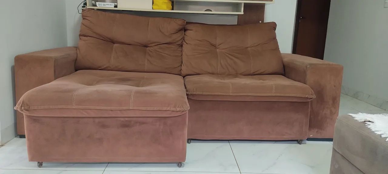 Vende-se Sofá Retrátil e Reclinável  - Foto 2