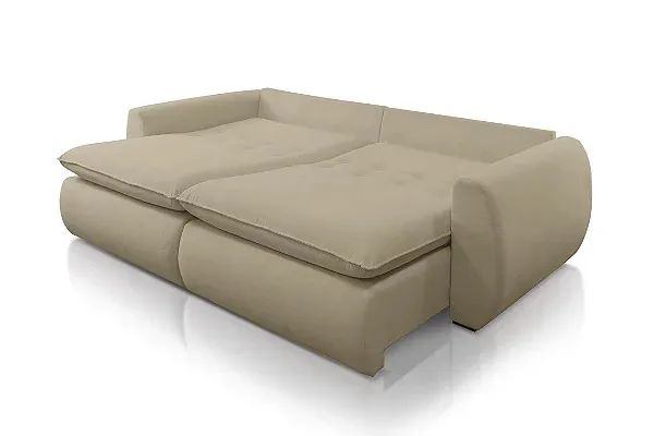 SOFA RETRATIL ZOE  S/CAIXA MOLAS ENSACADAS r87 - Foto 3