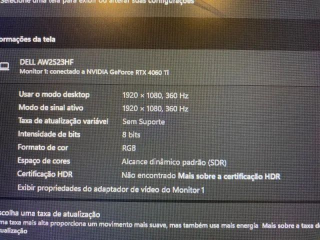 Monitor Alienware AW2523HF 360hz - Foto 2