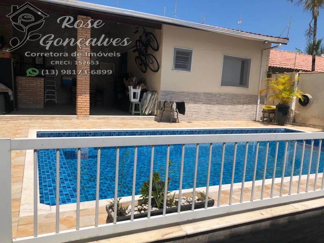 Casa a venda com Piscina e Edícula em Cibratel II - Itanhaém - SP