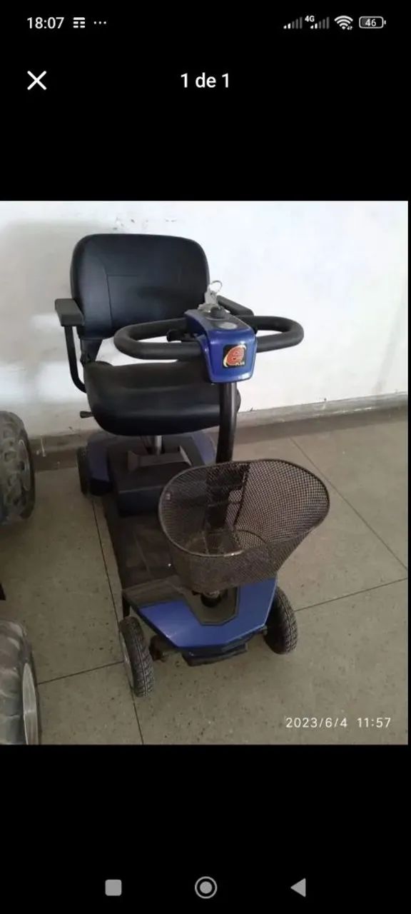 Scooter para idosos e/ou deficientes. - Foto 3