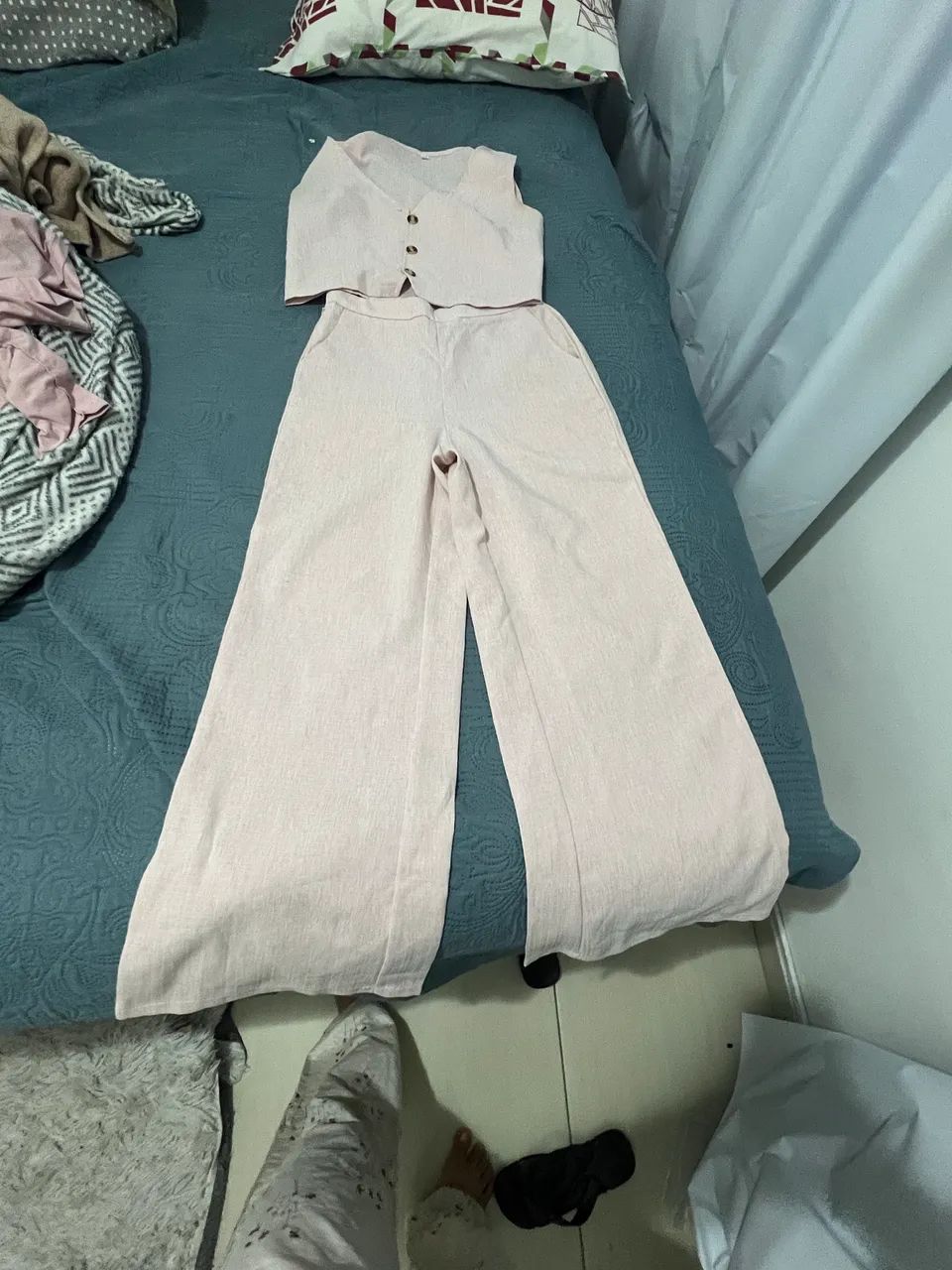 Conjunto rosa, tamanho P - Foto 5