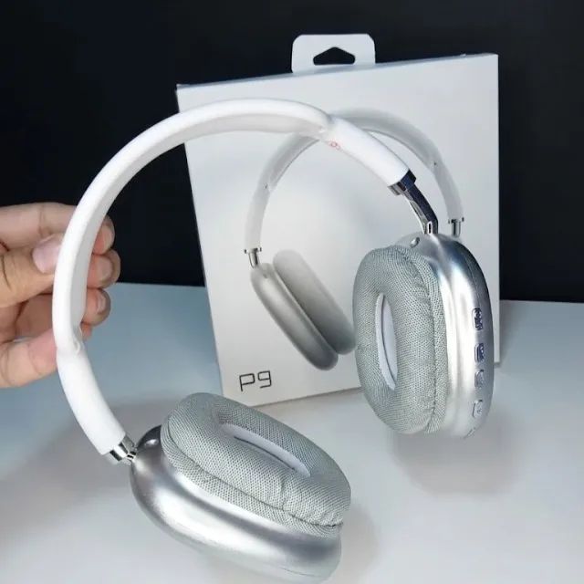 FONE DE OUVIDO HEADPHONE BLUETOOTH P9 (PRATA) 