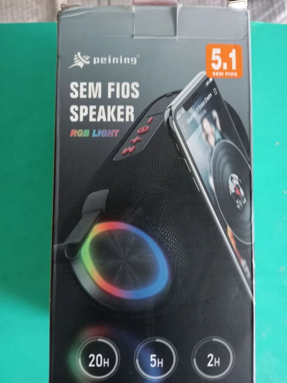 Caixa de som Bluetooth Sterio  15w