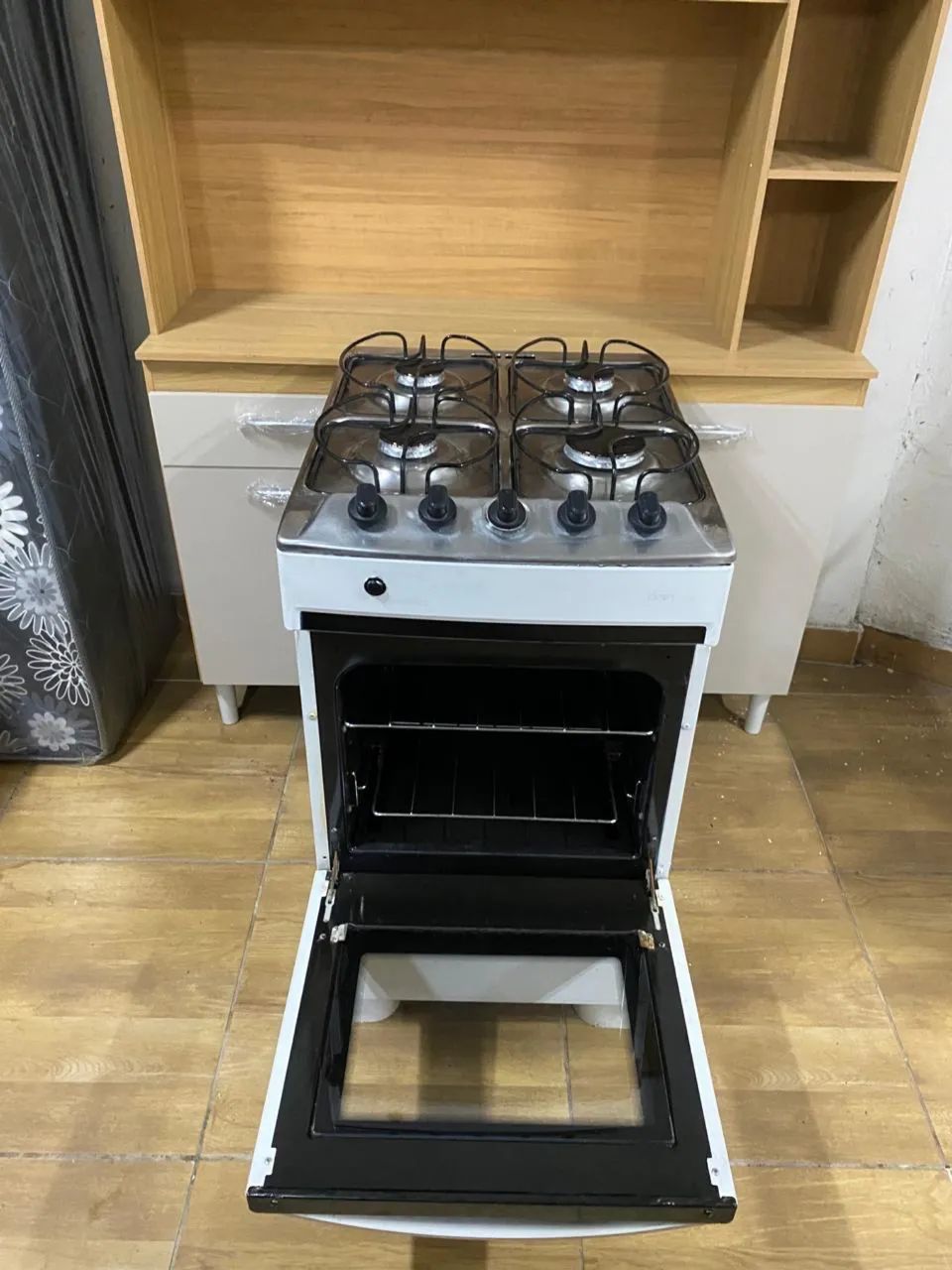 Fogão Brastemp 4 bocas branco funcionando perfeitamente  - Foto 3