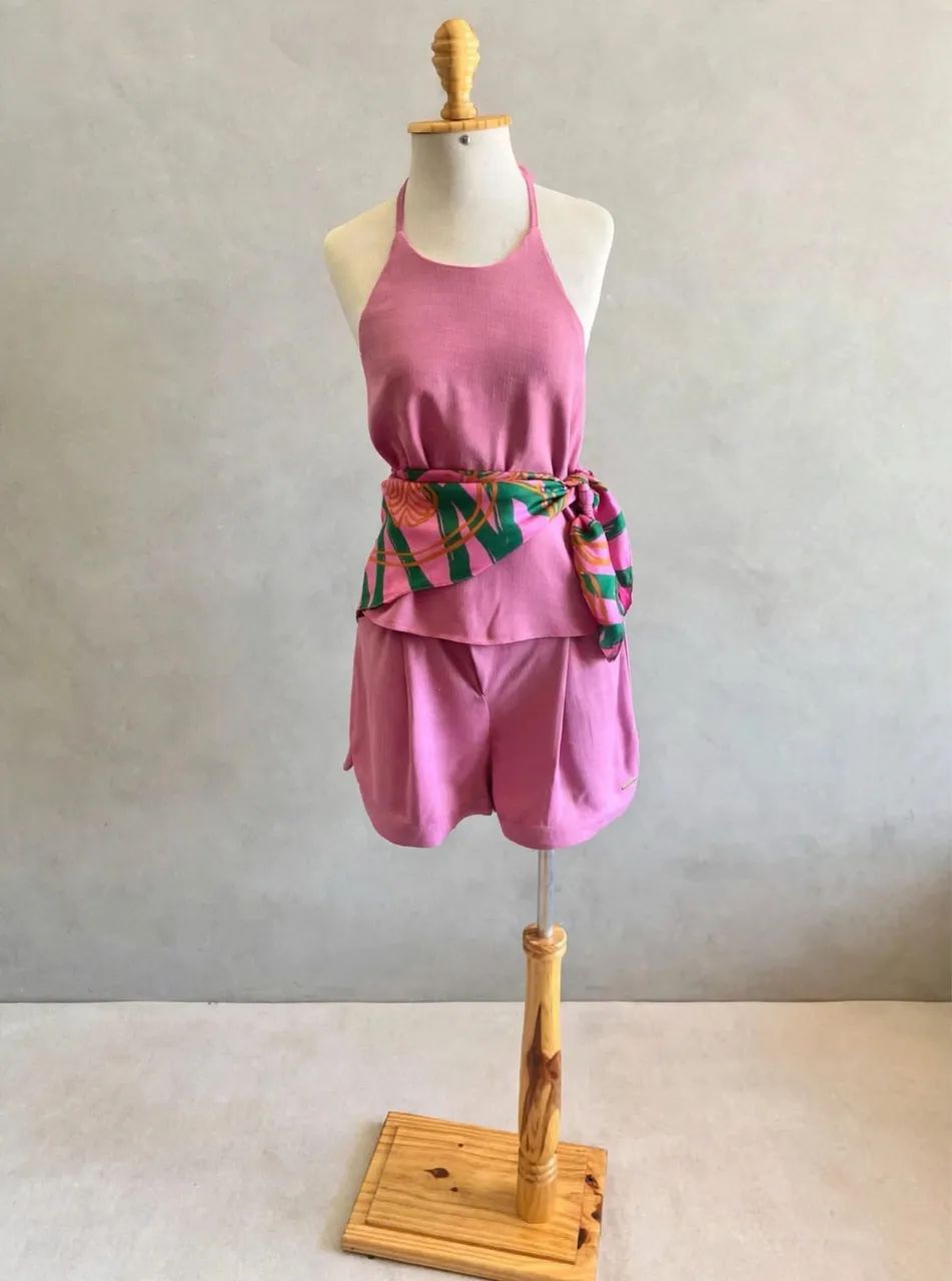 Conjunto feminino com short e regata | Look versátil e elegante - Foto 4