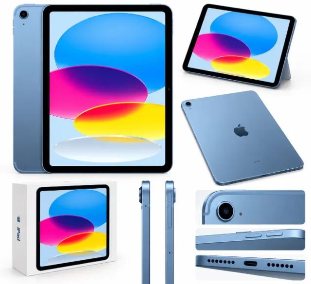 Apple iPad 11ª Geração 128GB - Azul - Foto 2