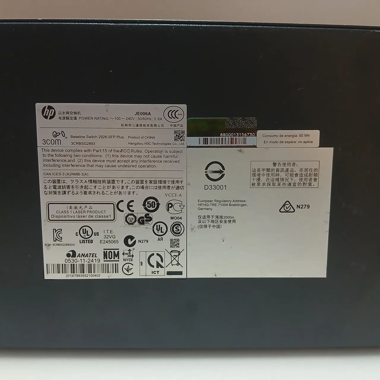 Switch HP V1910-24G modelo JE006A - Sem teste  - Foto 5