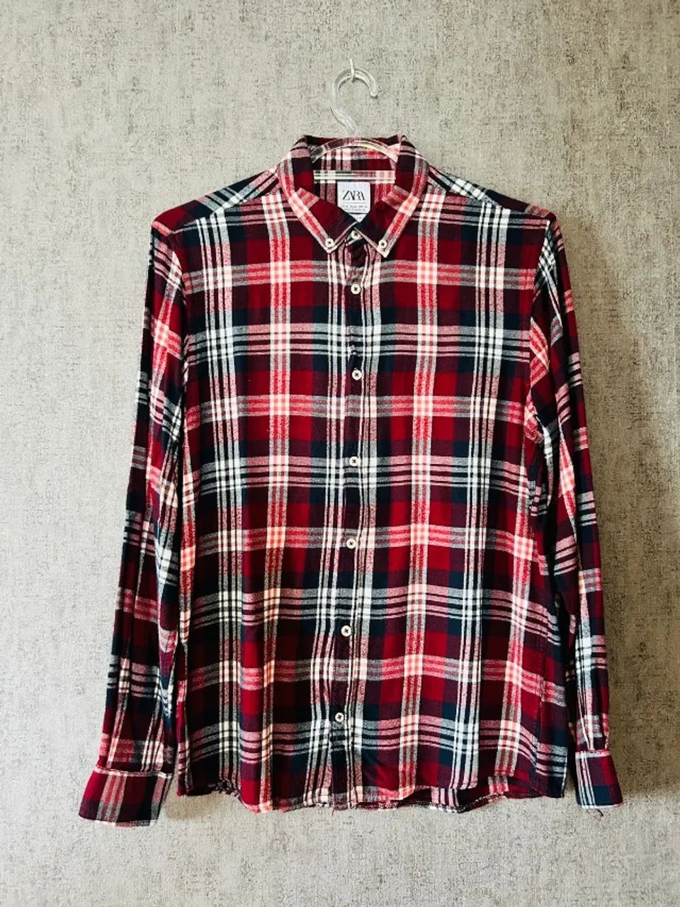 Camisa Social Xadrez - Zara
