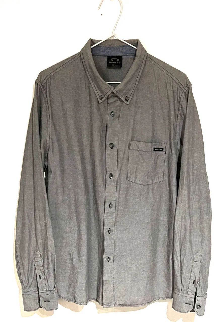 Camisa masculina Oakley cinza M