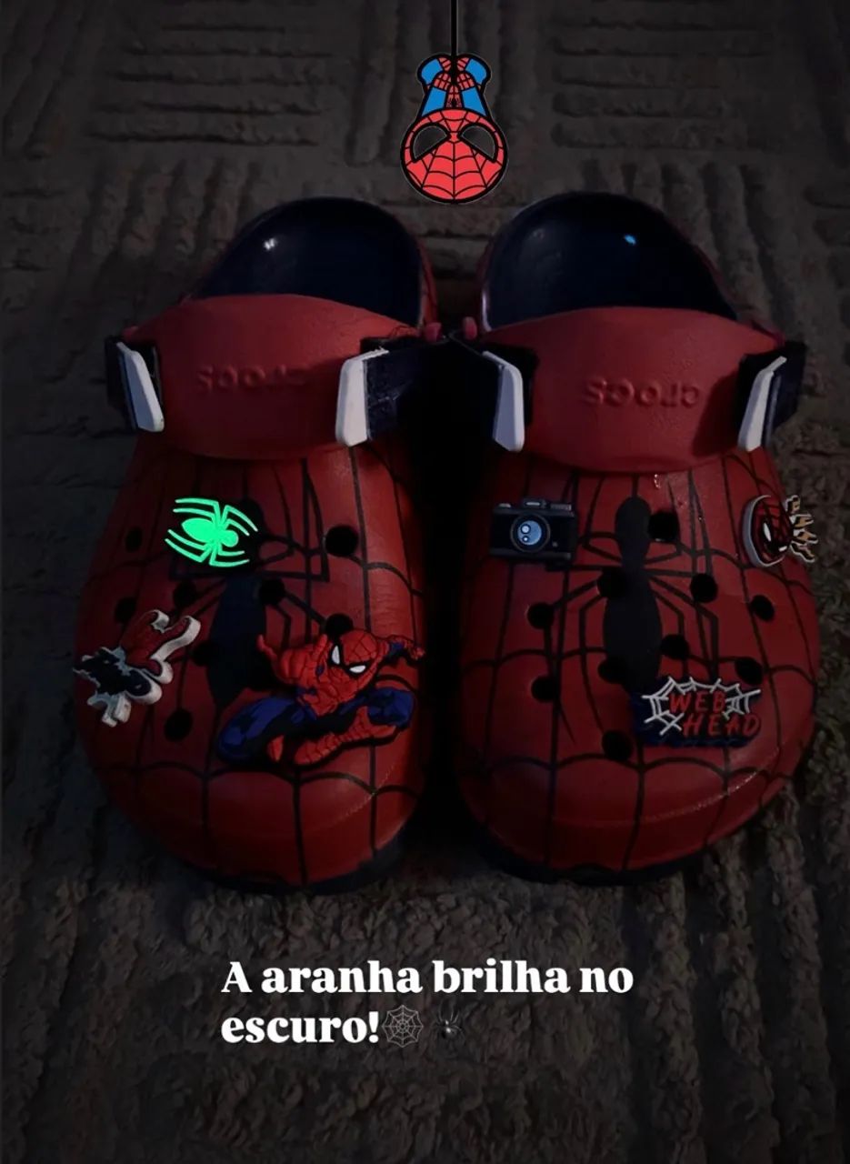 crocs do homem aranha  - Foto 2