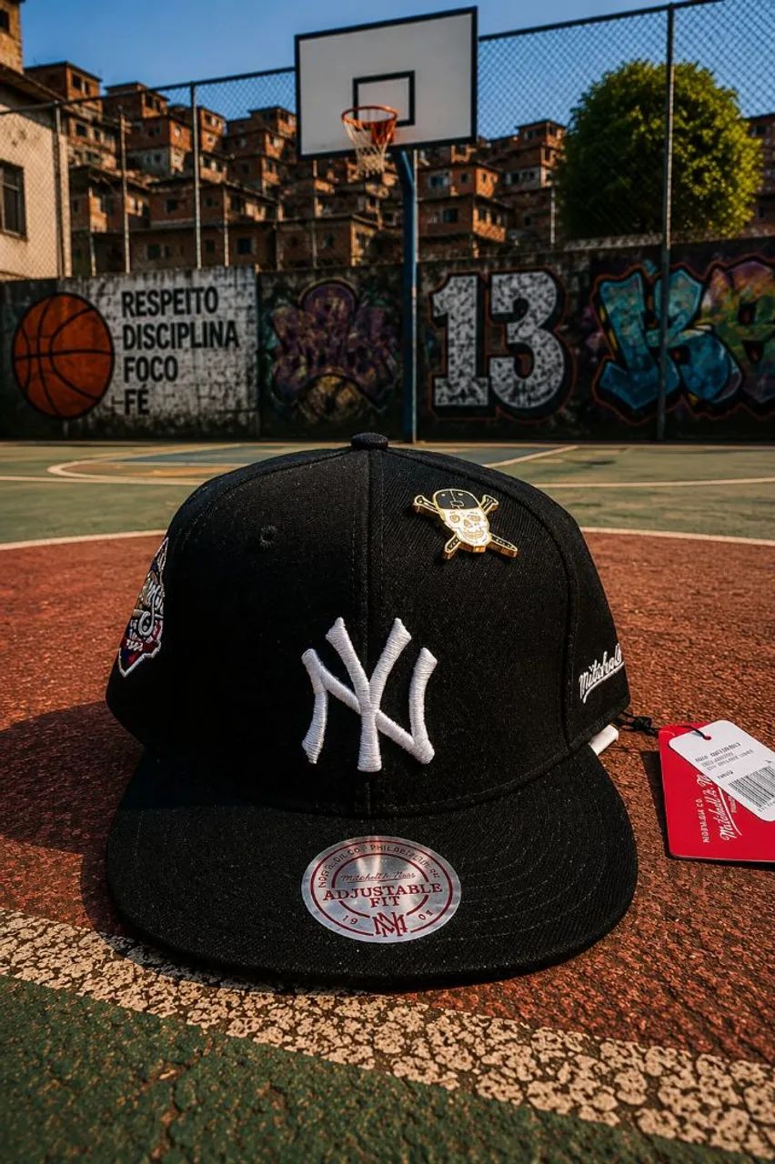 Boné linha Premium Aba reta basquete