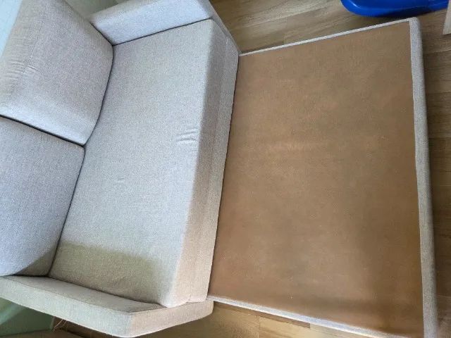 Sofa cama casal. Herval Aurora Linho.  - Foto 4