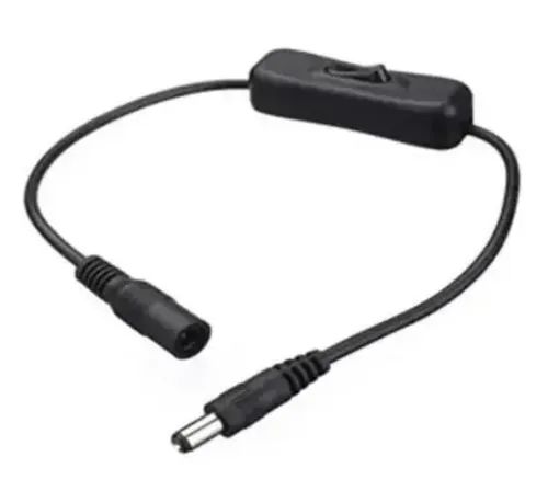 Interruptor Cabo Plug P4 Macho e fêmea Rabicho 12/24v Fita Led