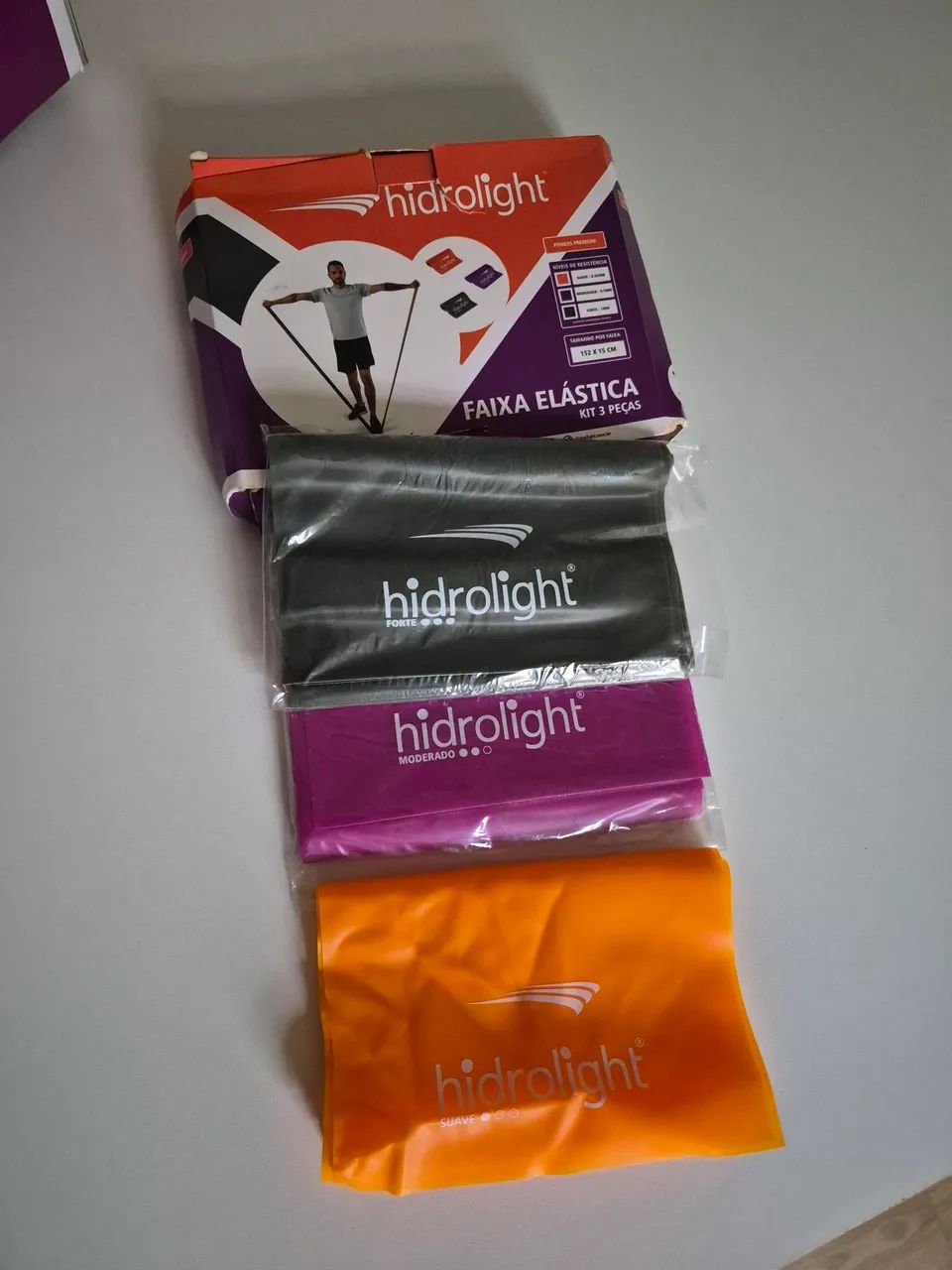 Kit bola de exercícios 65cm + 3 faixas elásticas - Foto 2
