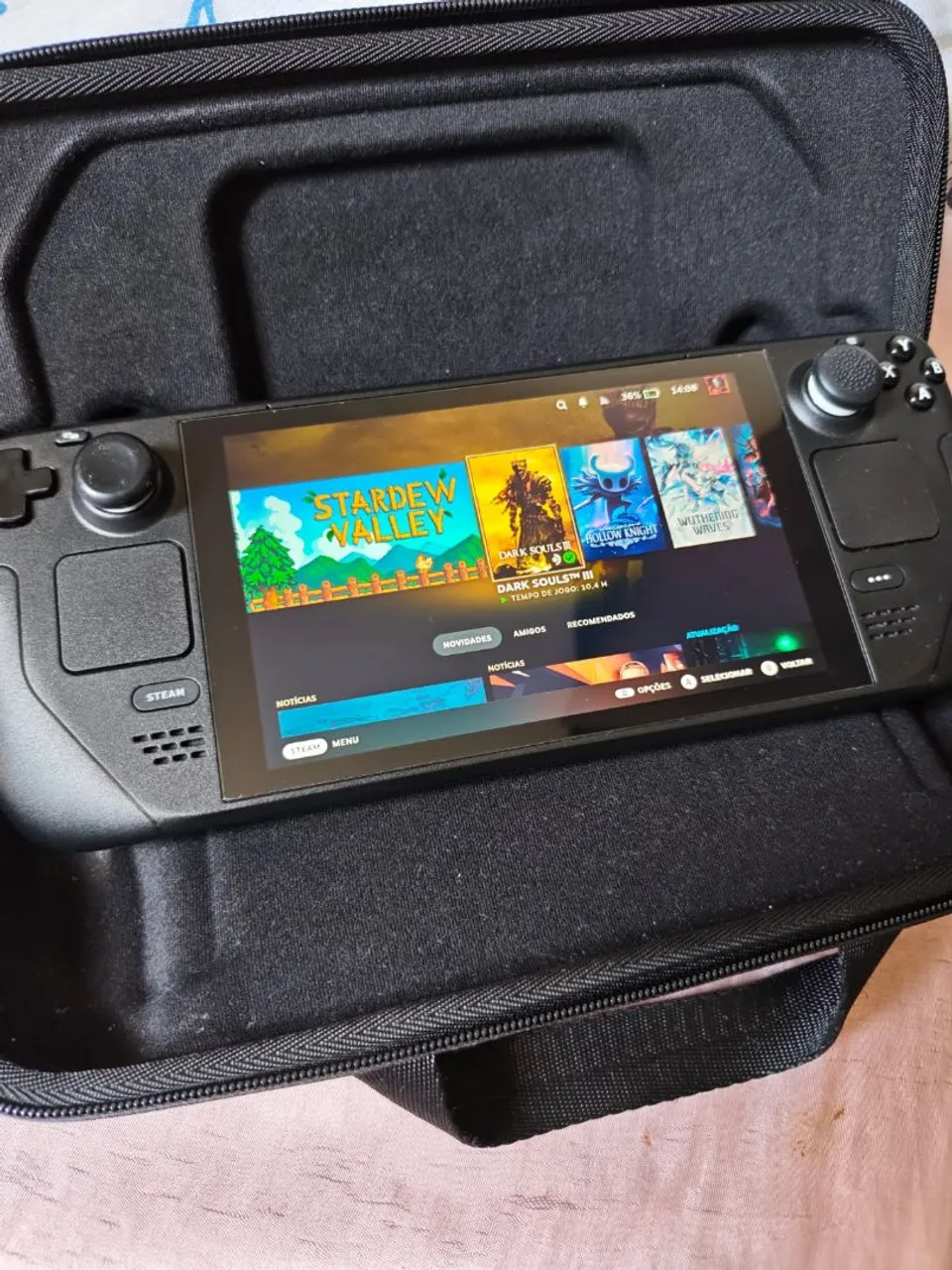 Steam Deck LCD 256GB - Quase novo - Consoles de Vídeo Game