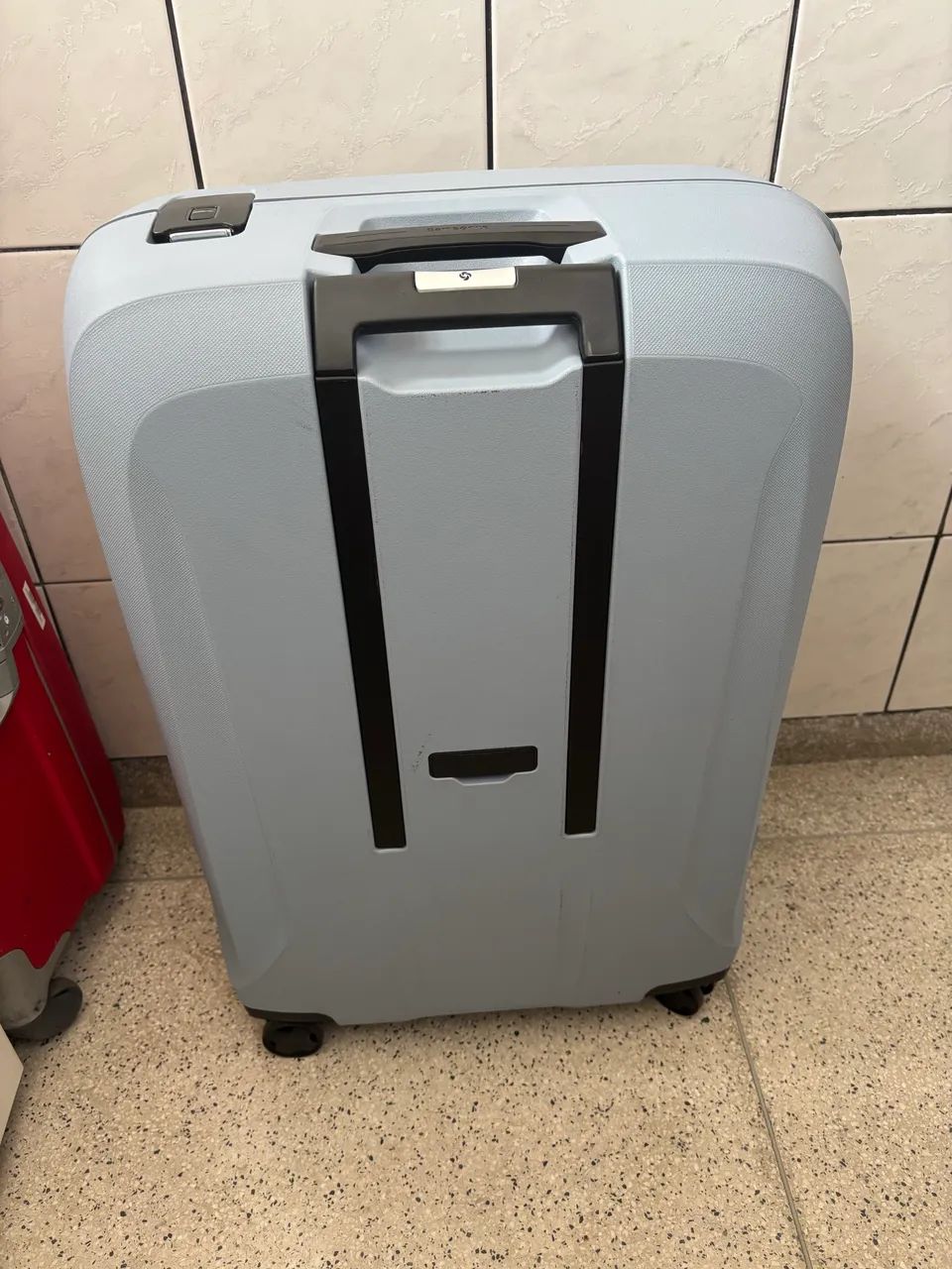 Mala samsonite Rígida 23kg azul claro  - Foto 4