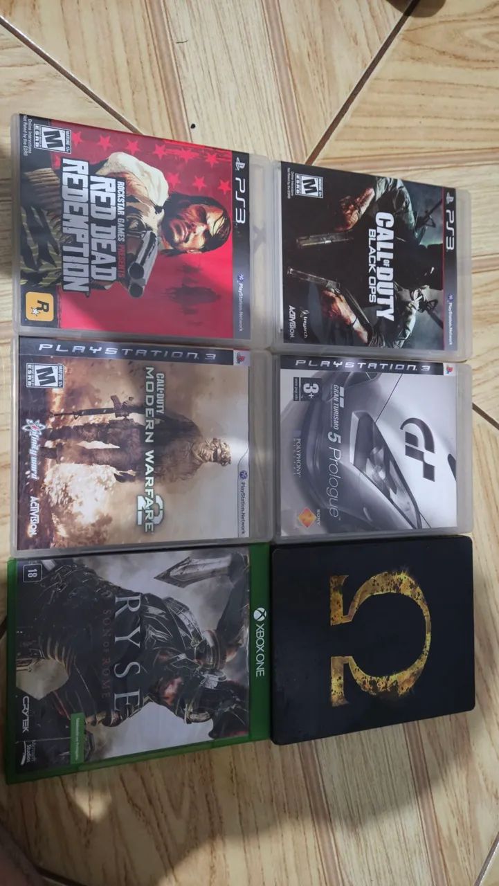 Jogos ps3 e capinhas