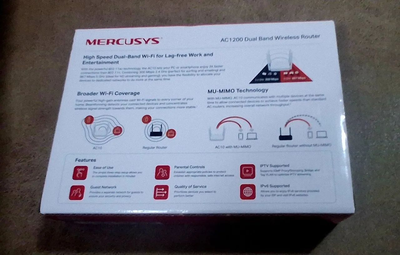 Roteador Mercusys AC10 Dual Band  - Foto 2