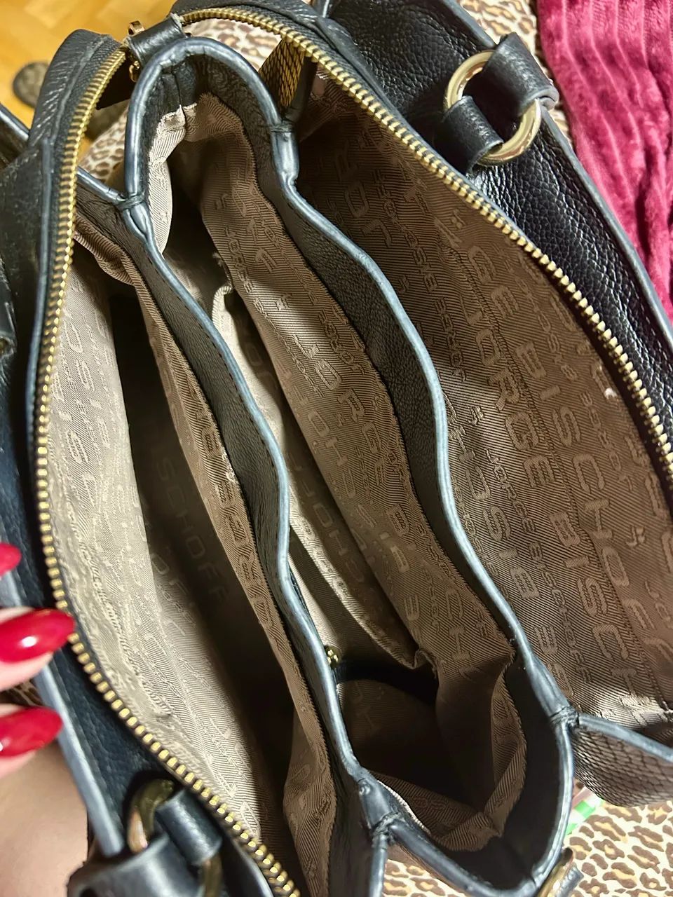 Bolsa em couro legítimo - Jorge Bischoff - Foto 5