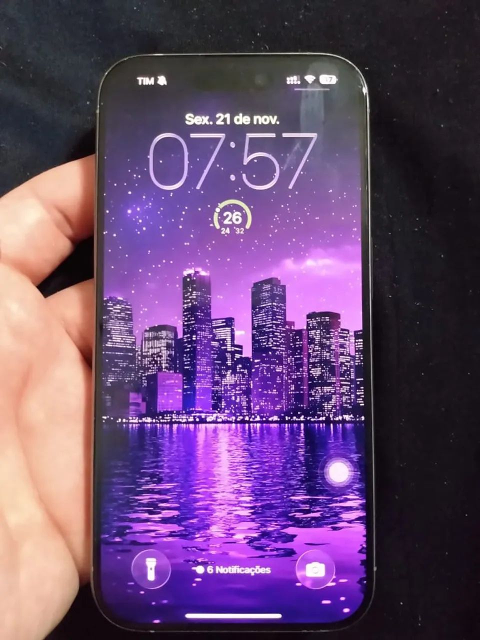 Iphone 15 pro titânio natural  - Foto 2