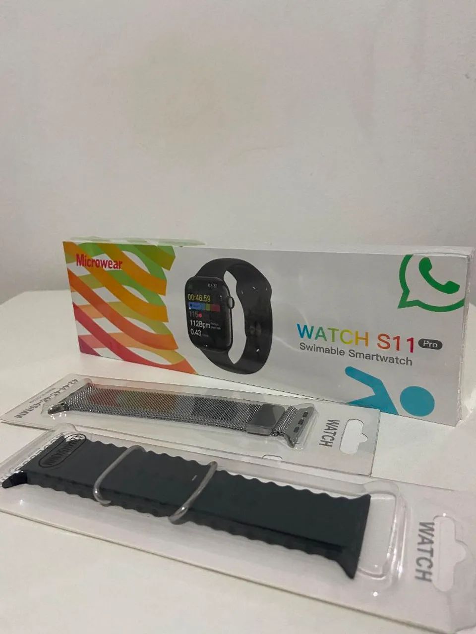 Relógio SmartWatch S11 Pro  Case +2 Pulseiras 