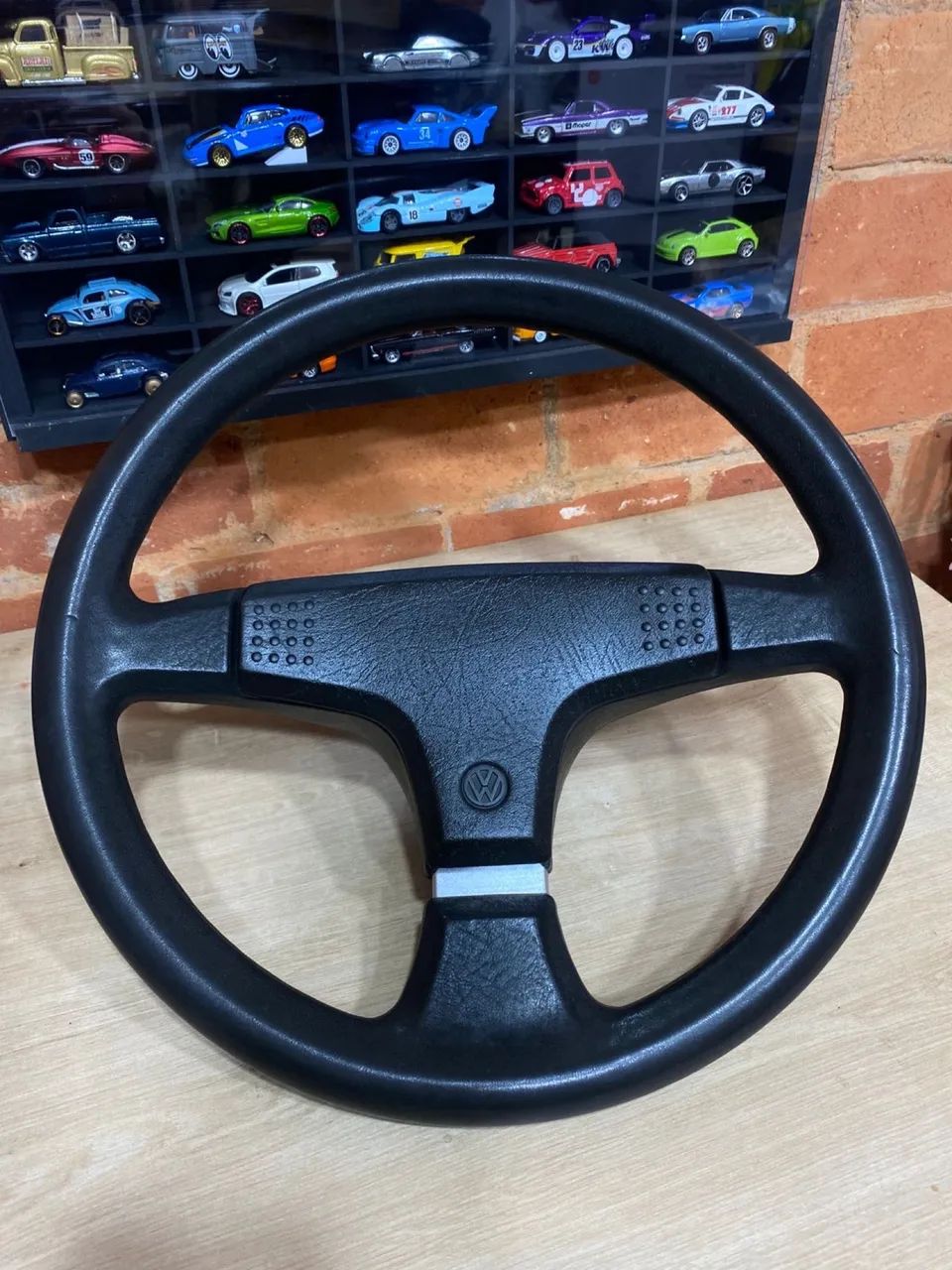 Volante Polo MK1 Europeu original vw Ñ 4 bolas - Foto 2