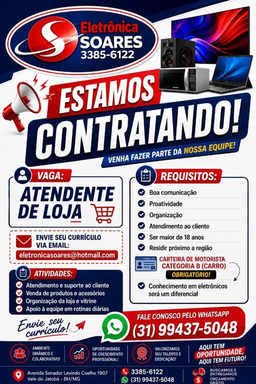 ESTAMOS CONTRATANDO 