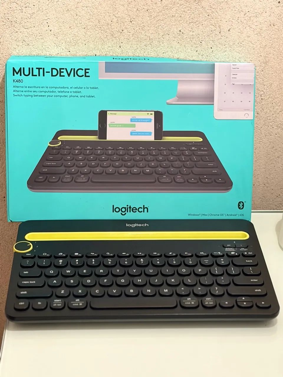 Teclado Bluetooth Logitech K480 Multi-Device (Na Caixa Original) - Foto 5