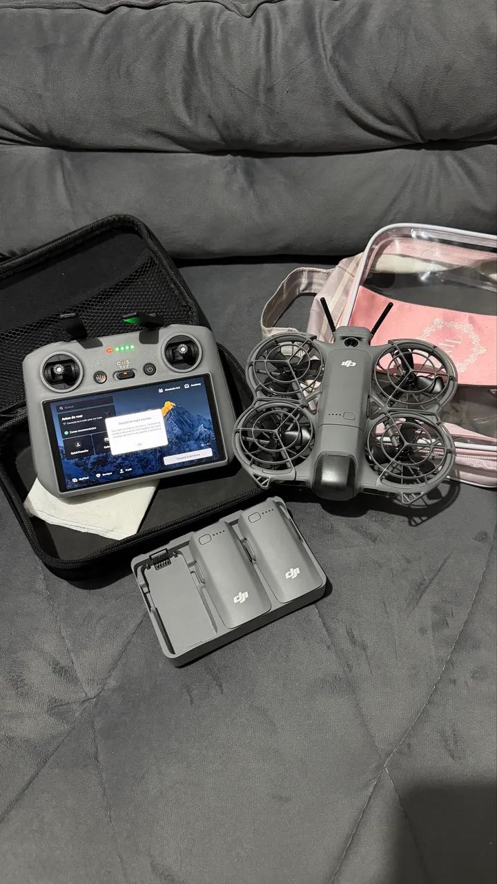 Drone DJI Neo2 + Controle com tela + Hub com 3 baterias - Foto 2
