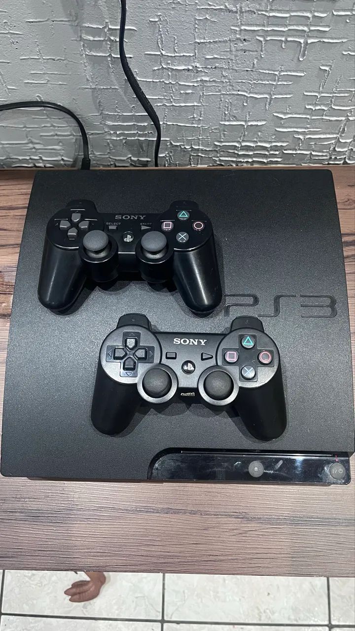 Playstation 3 destravado com hen e 2 controles - Foto 3