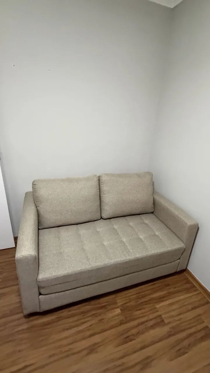 Sofá cama casal em linho - 6 meses de uso!