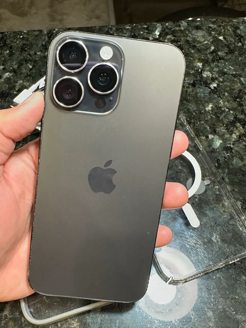 iPhone 16 pro Max 256gb tudo original aceito troca  - Foto 5