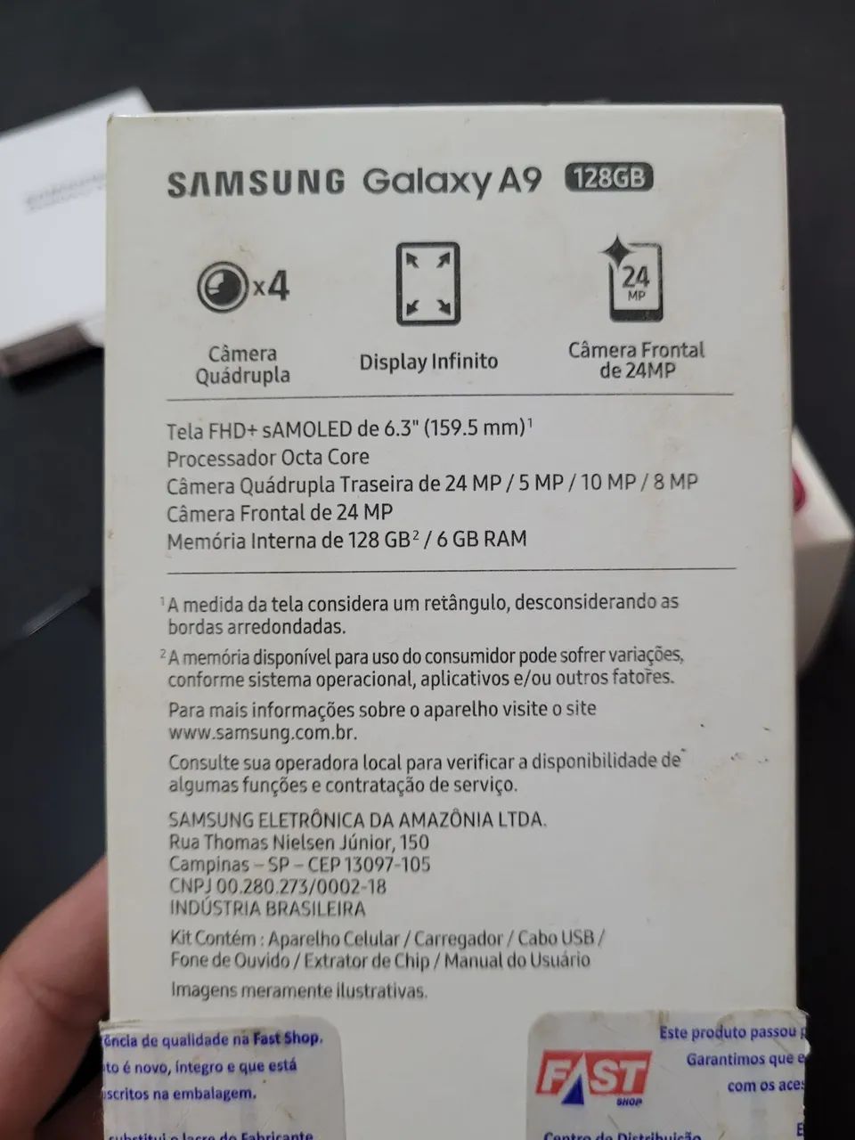 Celular Sansung Galaxy A9 128GB 6GB RAM - Foto 4