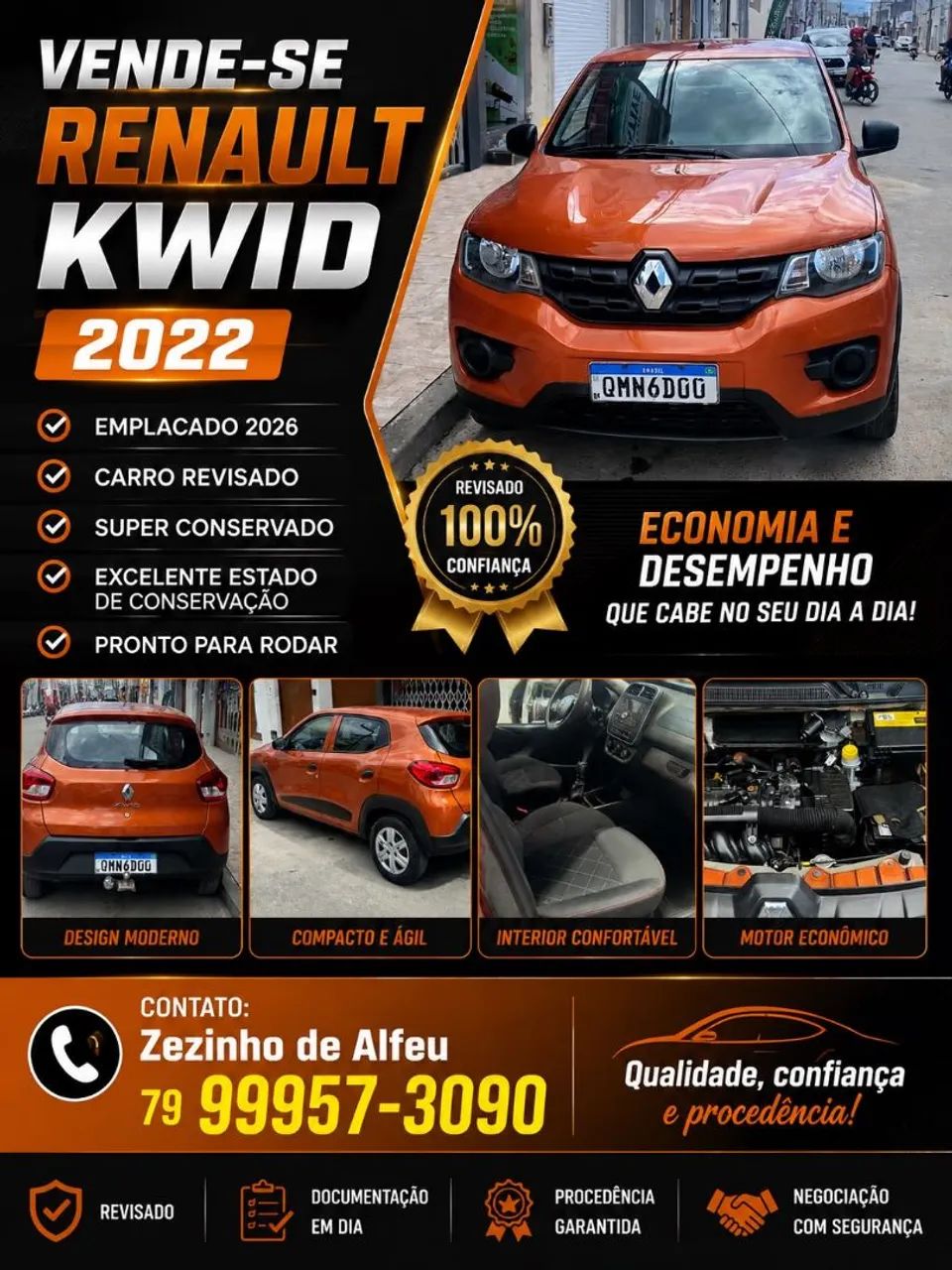 Renault Kwid Zen 1.0 Flex 12V 5P Mec. 2022