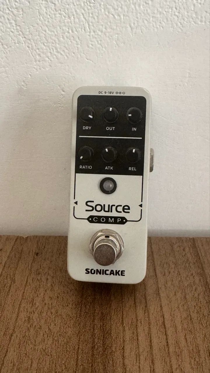 Pedal de guitarra compressor