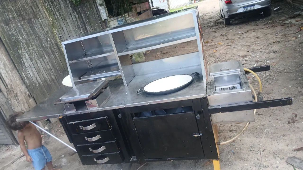 Carrinho de lanche 3 em 1 - Foto 4