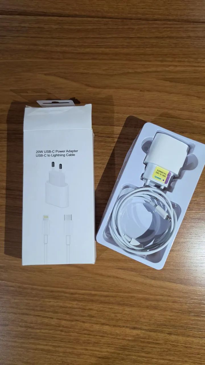 Carregador Iphone 20W USB-C + Cabo Lightning - Foto 2