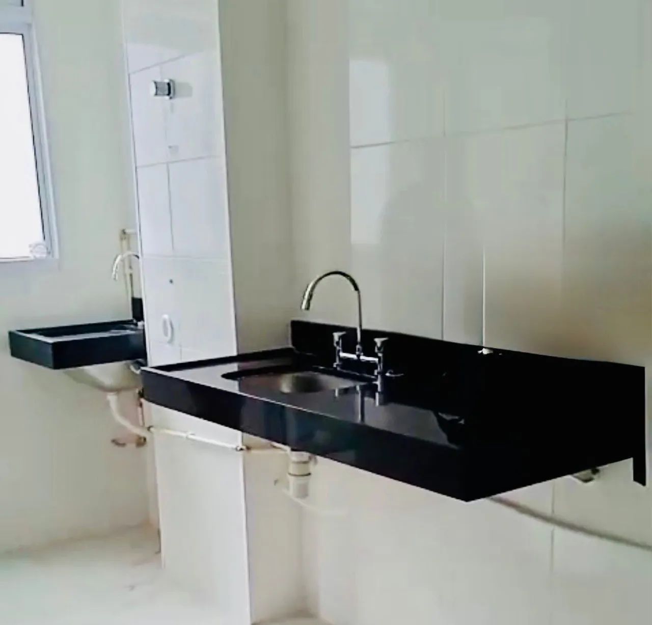 Bancada para Cozinha e Lavanderia Granito Preto