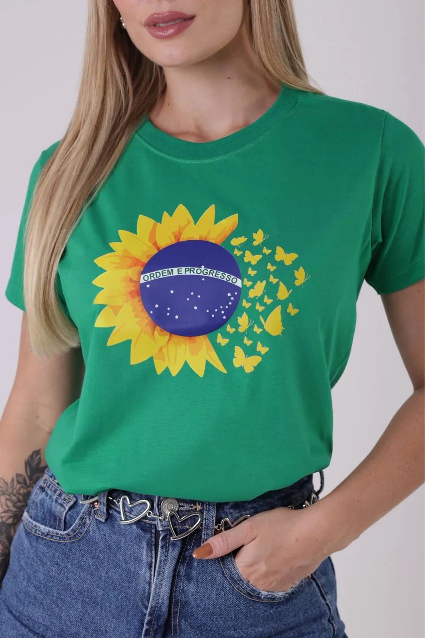 Camisetas do Brasil feminina  - Foto 5