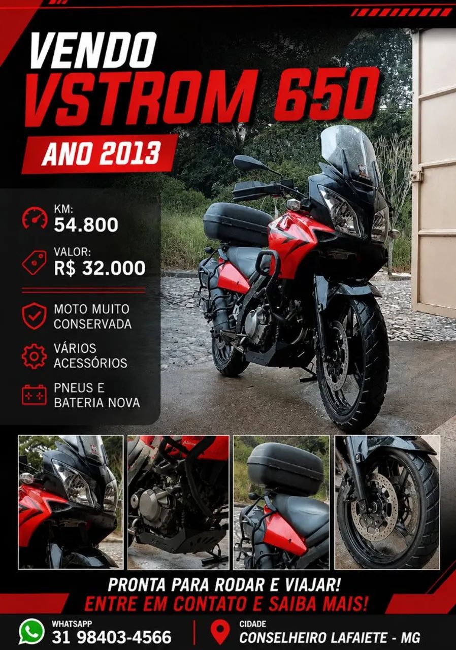 Vendo Vstrom 650  - Foto 2