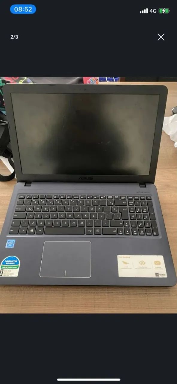 Notebook ASUS VivoBook X543NA - TORRO